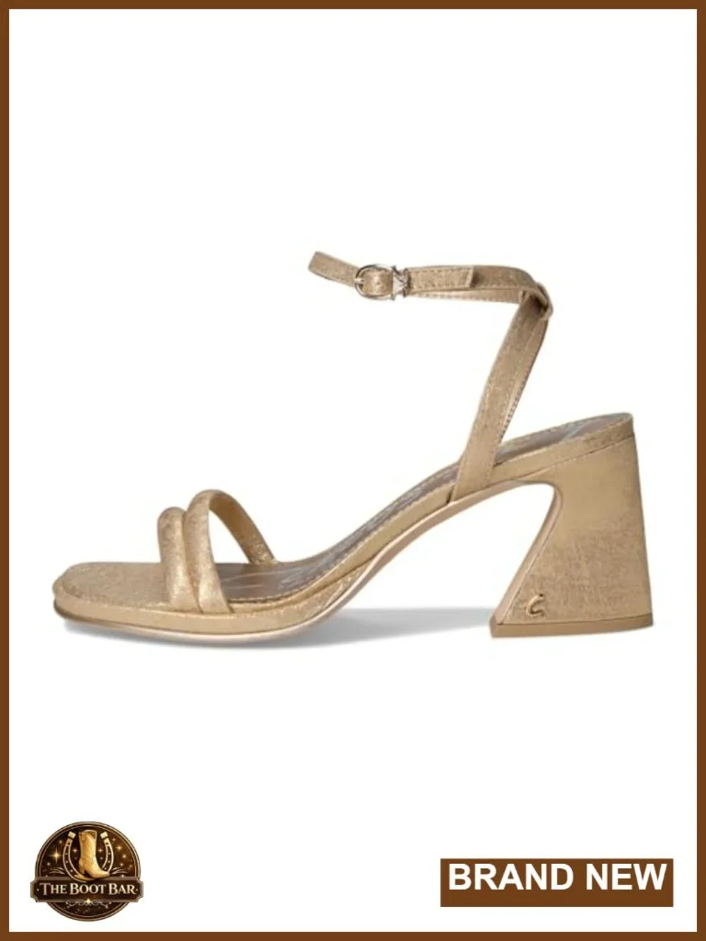 Heeled Sandals with Ankle Strap Block Heel 3 Inch